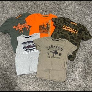 Bundle of 5 Carhartt shirts